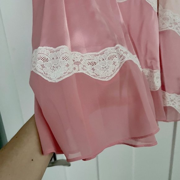 LoveShackFancy Karlina Mini Dress Pastel Pink Colorblock Size 8 NEW with tags - Picture 5 of 10